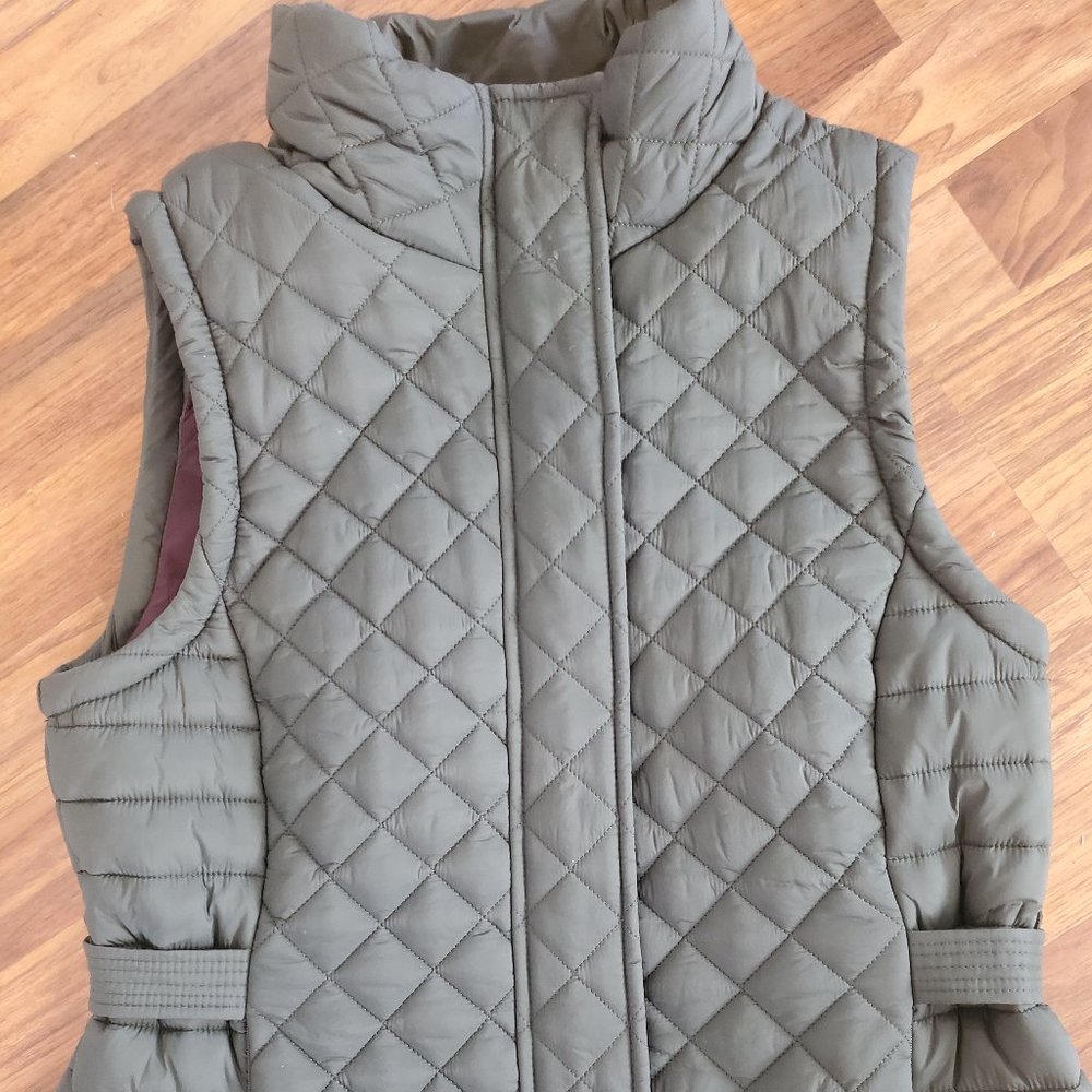 Green Tommy Hilfiger Quilted Vest M